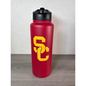 NEW! Logo Brands USC Trojans 34oz‎ Steep and Repeat Quencher Tumbler Red Powder